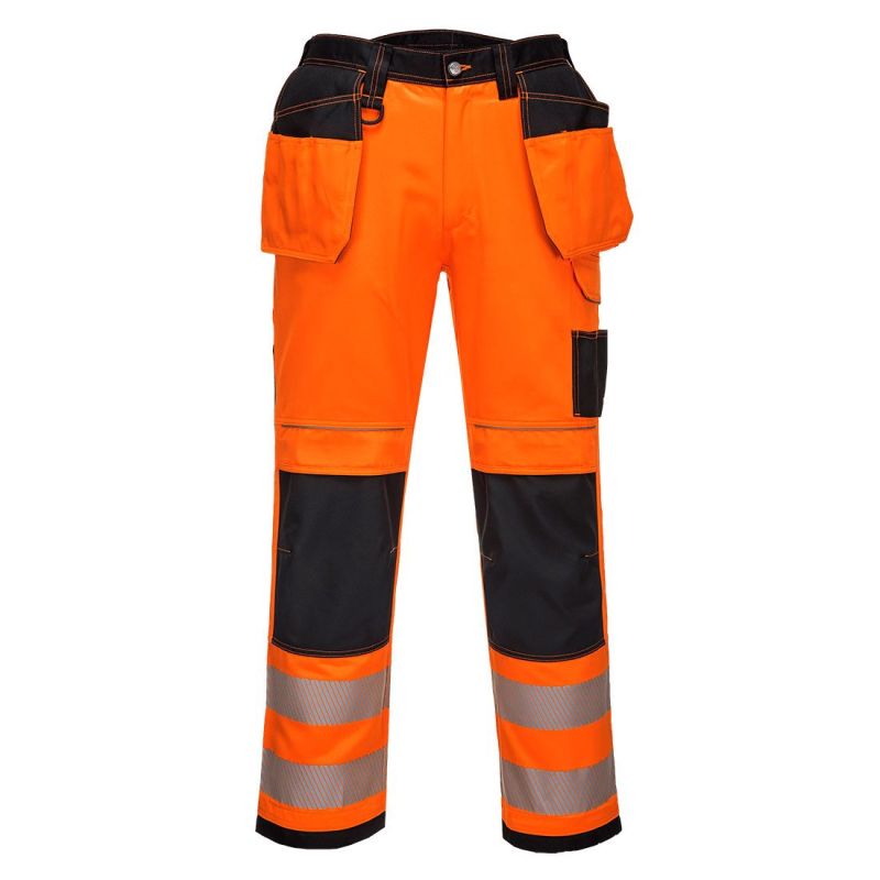 Pantaloni de lucru Portwest T501 Holster, de înaltă vizibilitate