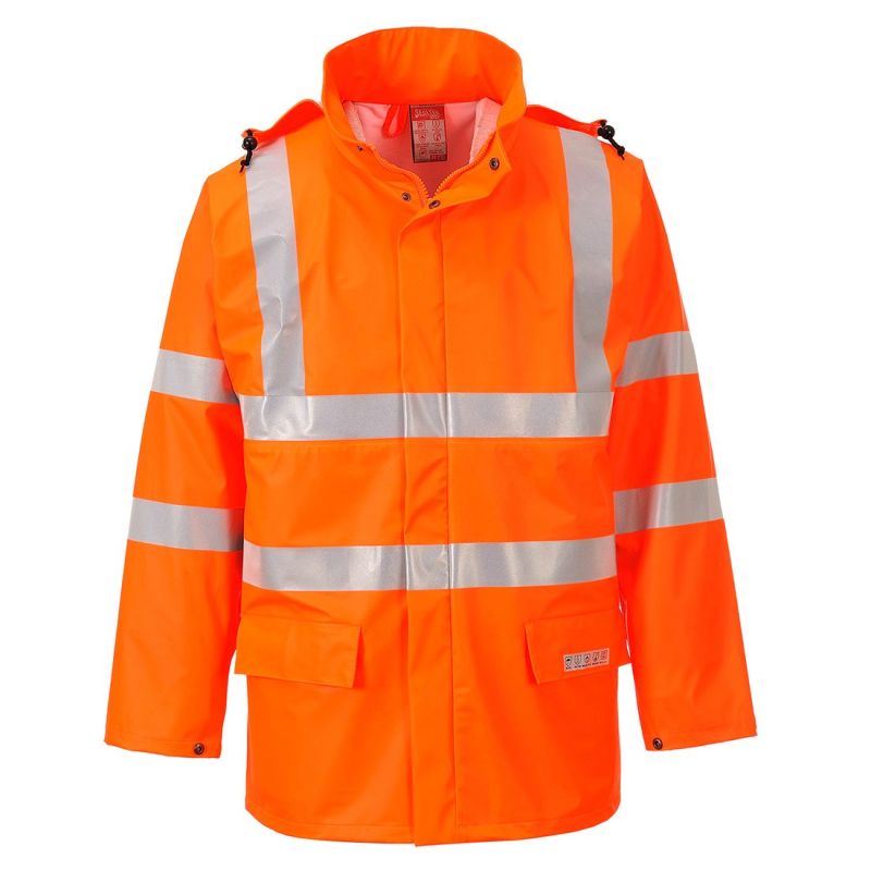 Jachetă de lucru Portwest FR41 Sealtex Flame, de înaltă vizibilitate