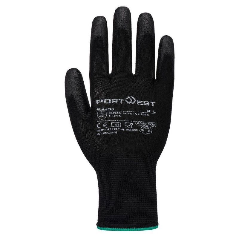 Mănuși de protecție Portwest A126 Grip Nylon, impregnate în poliuretan