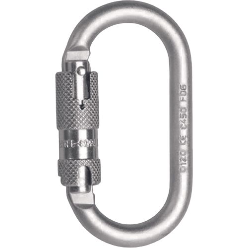 CARABINER STEEL oval twist lock