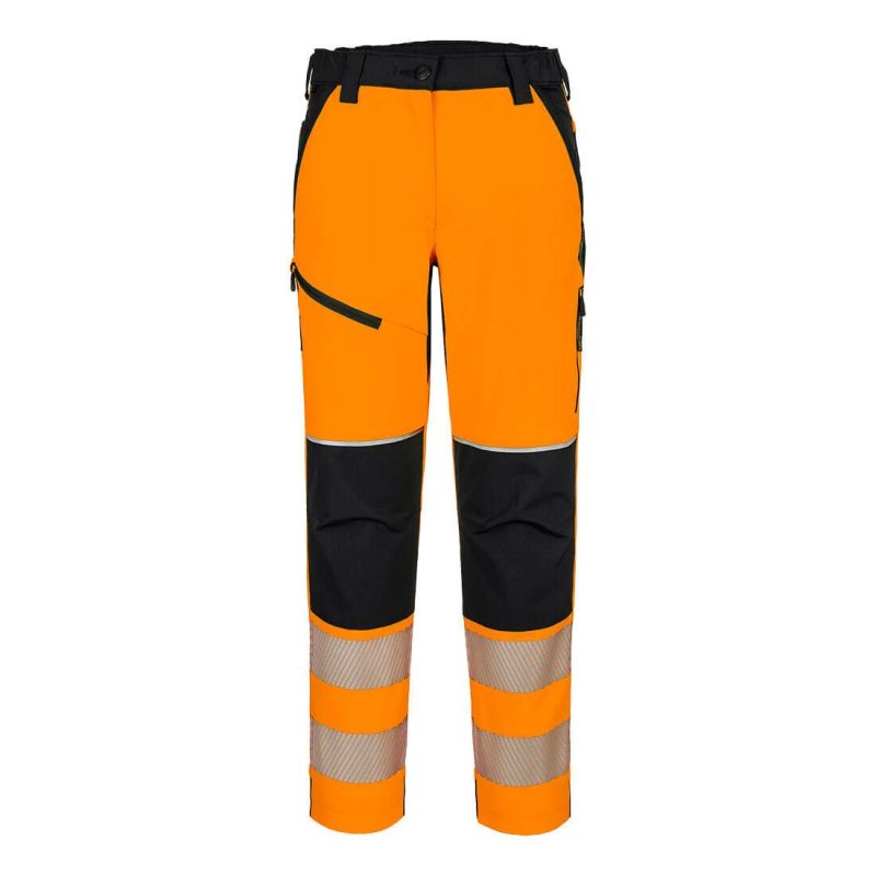 Pantaloni de lucru Portwest T141 Women Stretch, de înaltă vizibilitate