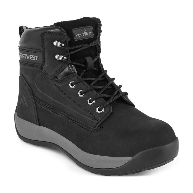 Cizme de protecție Portwest FW32 Oțel Nubuck Piele, din piele