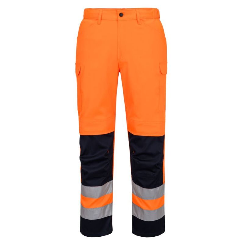 Pantaloni de lucru Portwest T143 Mesh Panel, de înaltă vizibilitate