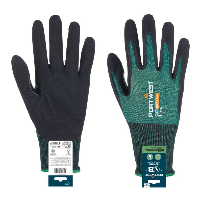 Protecția mâinilor Portwest APR15 Micro Foam Pachet, impregnate în nitril