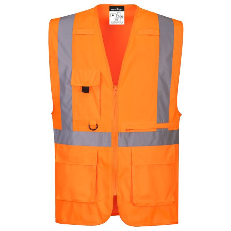 Vestă reflectorizantă Portwest C357 Executive Pentru Tabletă, de înaltă vizibilitate