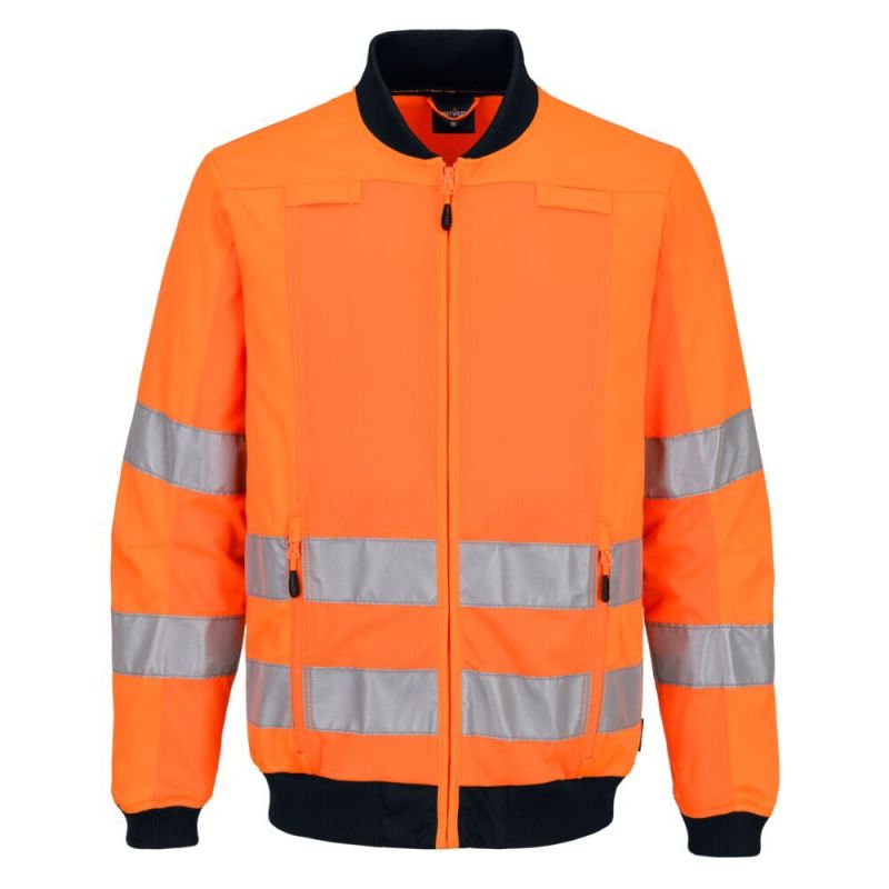 Jachetă de lucru Portwest T164 Mesh Panel Work, de înaltă vizibilitate