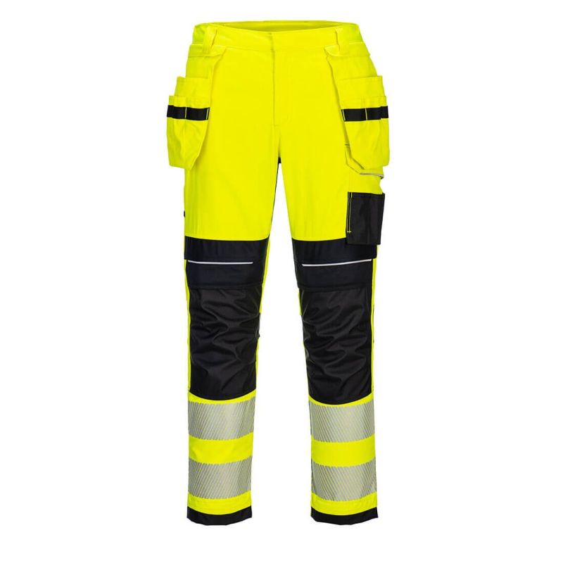 Pantaloni de lucru Portwest FR407 Modaflame Holster, de înaltă vizibilitate