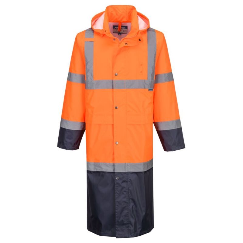 Vizibilitate ridicata Portwest H446 Raincoat, de înaltă vizibilitate