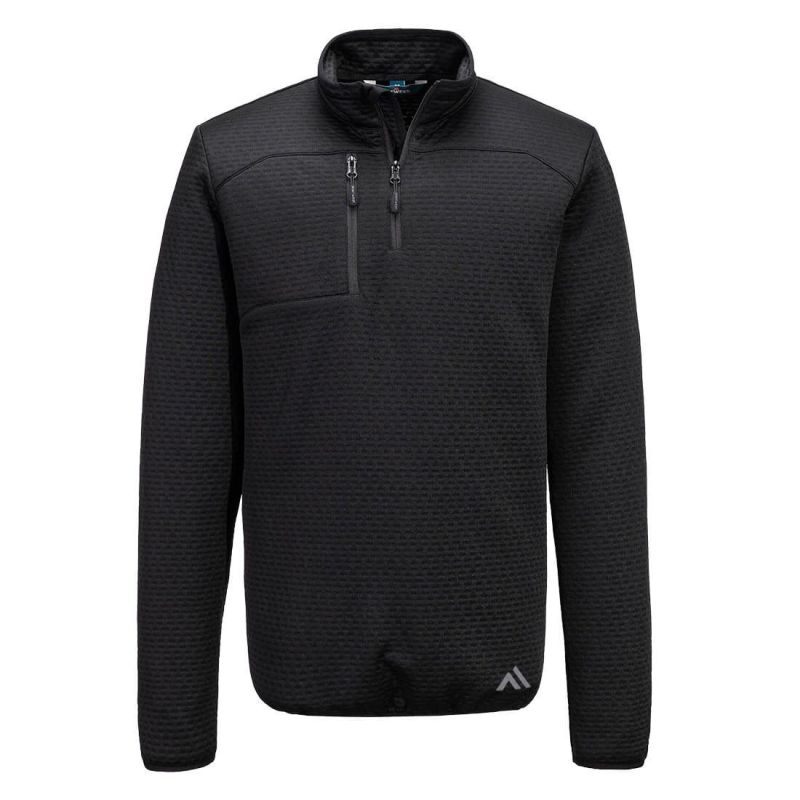 Tricou de lucru Portwest KX376 Sweatshirt, 100% poliester, de înaltă vizibilitate