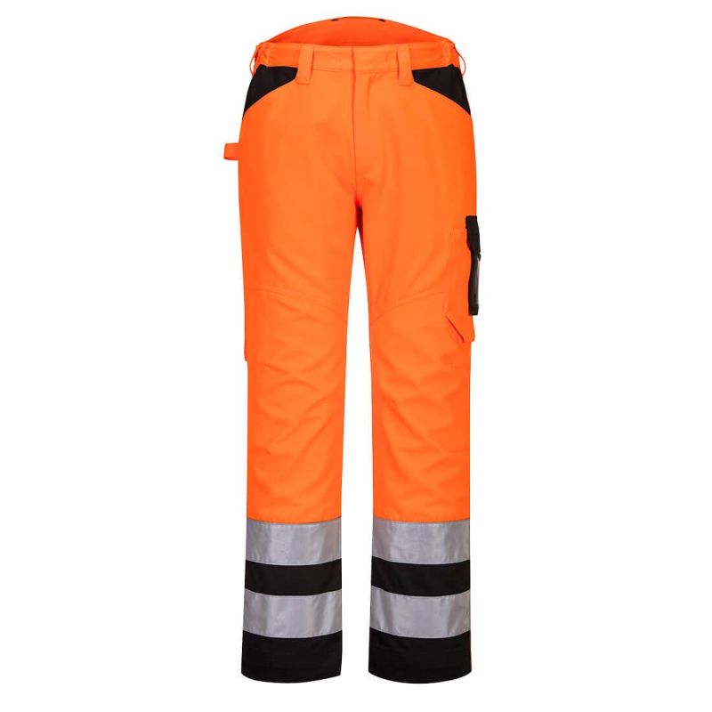 Pantaloni de lucru Portwest PW241 Service, de înaltă vizibilitate