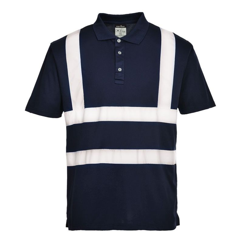 Tricou de lucru Portwest F477 Polo Iona, de înaltă vizibilitate