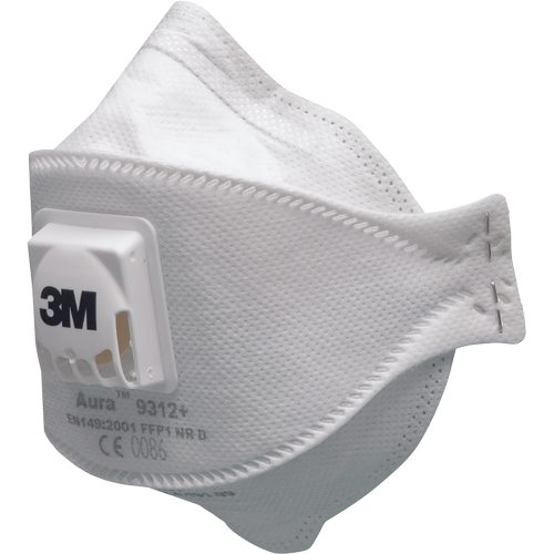 3M 9312+ Resp.FFP1valve Aura
