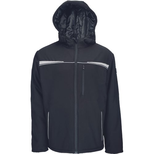 EMERTON STR jacheta softshel neagra de iarna