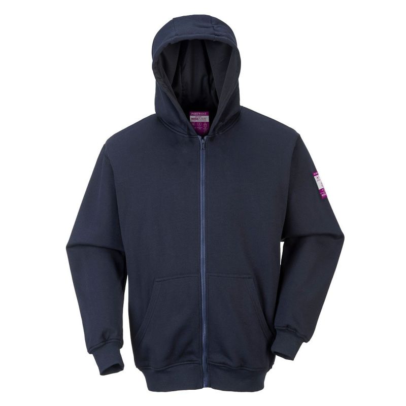 Tricou de lucru Portwest FR81 Modaflame Front Hooded Sweatshirt