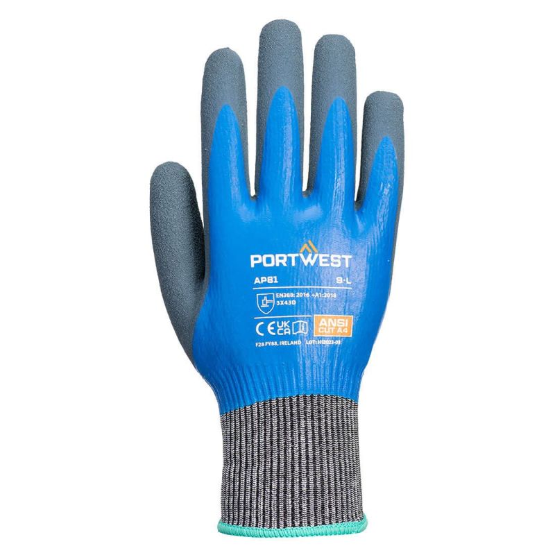Mănuși de protecție Portwest AP81 Liquid, impregnate în latex
