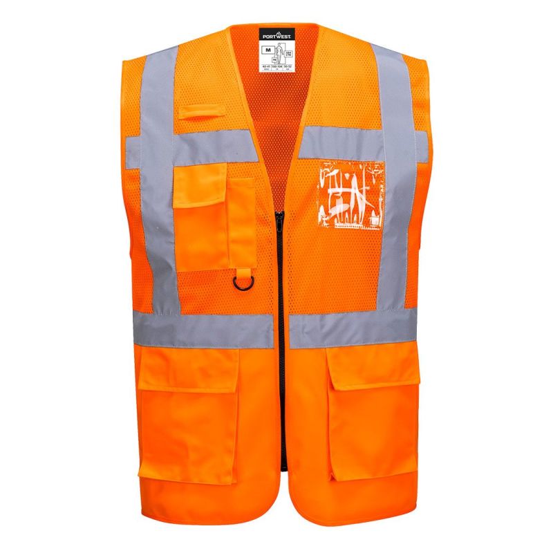 Vestă reflectorizantă Portwest C496 Madrid Executive Mesh, respirabile