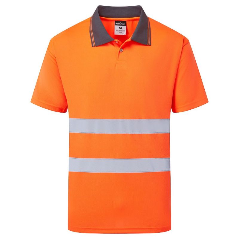 Tricou de lucru Portwest ES477 Essential Polo, de înaltă vizibilitate