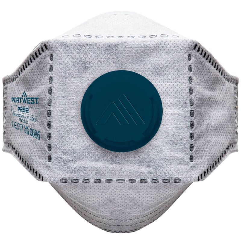 Mască de protecție Portwest P292 Eagle Respiratie Plata Supapă Carbon