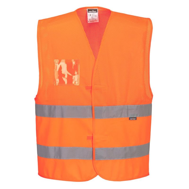 Vestă reflectorizantă Portwest C494 Half Mesh, de înaltă vizibilitate