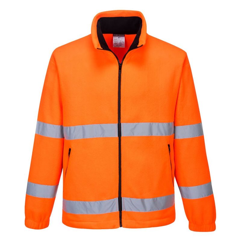 Jachetă de lucru Portwest F303 Windbreaker Fleece, de înaltă vizibilitate