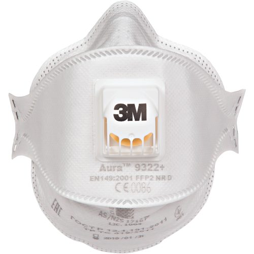 3M 9322+ Resp.FFP2 valve Aura