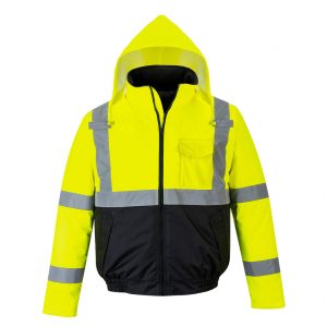 Jacheta Hi-Vis Bomber in Doua Tonuri S363