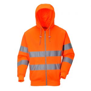 Hanorac Hi-Vis cu Fermoar Frontal B305