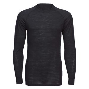 Merino Wool Crewneck Long Sleeve T-Shirt
